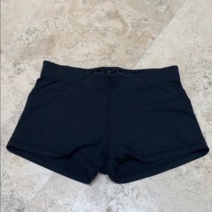 Black Lululemon Spandex Shorts